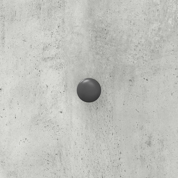 Betongrauer Schubladenschrank, 90 cm hoch