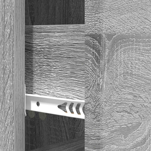 Schubladenschrank Grau Sonoma 90 cm