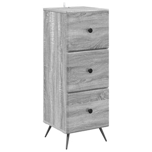 Schubladenschrank Grau Sonoma 90 cm