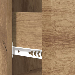 Schubladenschrank Artisan Eiche 33x34,5x90cm