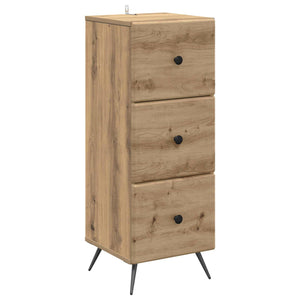 Schubladenschrank Artisan Eiche 33x34,5x90cm
