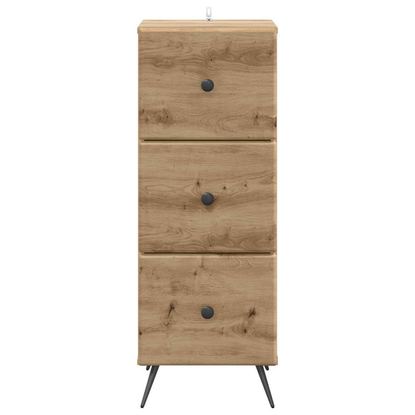Schubladenschrank Artisan Eiche 33x34,5x90cm