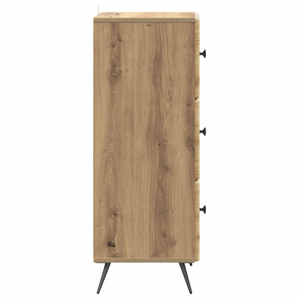 Schubladenschrank Artisan Eiche 33x34,5x90cm