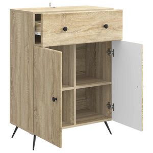 vidaXL Buffet chêne Sonoma 66 x 34,5 x 90 cm bois d'ingénierie