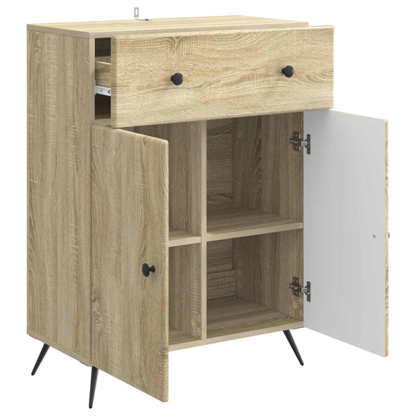 vidaXL Buffet chêne Sonoma 66 x 34,5 x 90 cm bois d'ingénierie