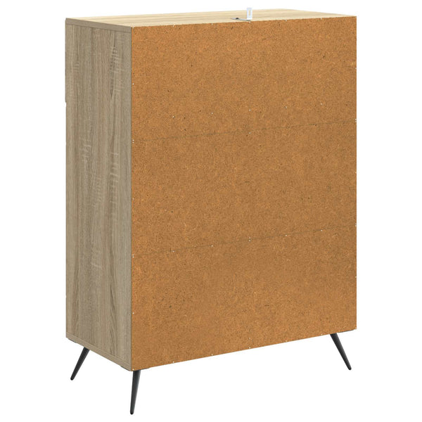 vidaXL Buffet chêne Sonoma 66 x 34,5 x 90 cm bois d'ingénierie