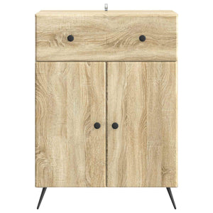 vidaXL Buffet chêne Sonoma 66 x 34,5 x 90 cm bois d'ingénierie