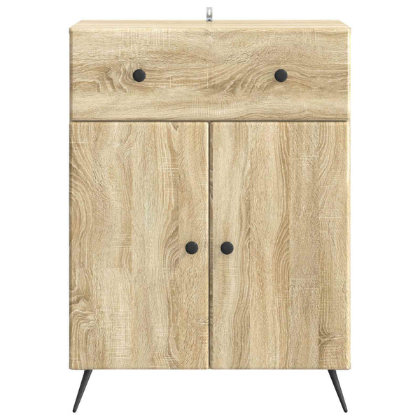 vidaXL Buffet chêne Sonoma 66 x 34,5 x 90 cm bois d'ingénierie