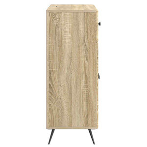 vidaXL Buffet chêne Sonoma 66 x 34,5 x 90 cm bois d'ingénierie