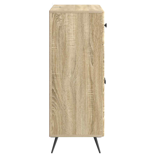 vidaXL Buffet chêne Sonoma 66 x 34,5 x 90 cm bois d'ingénierie