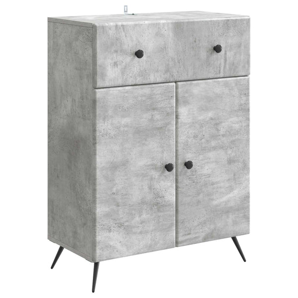 Betongraues Sideboard 66x34,5x90cm