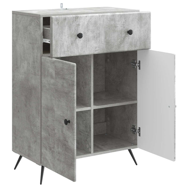 Betongraues Sideboard 66x34,5x90cm
