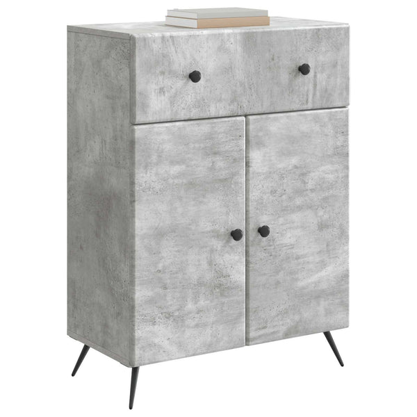 Betongraues Sideboard 66x34,5x90cm