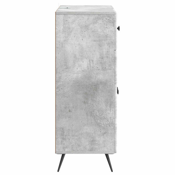 Betongraues Sideboard 66x34,5x90cm