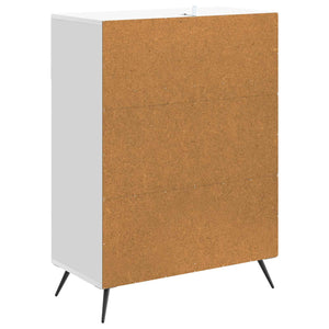 Sideboard Hochglanz Weiß 66x34,5x90cm