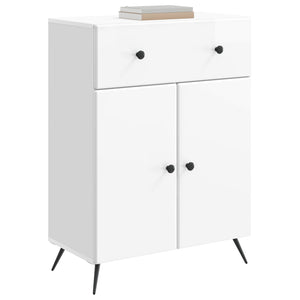 Sideboard Hochglanz Weiß 66x34,5x90cm