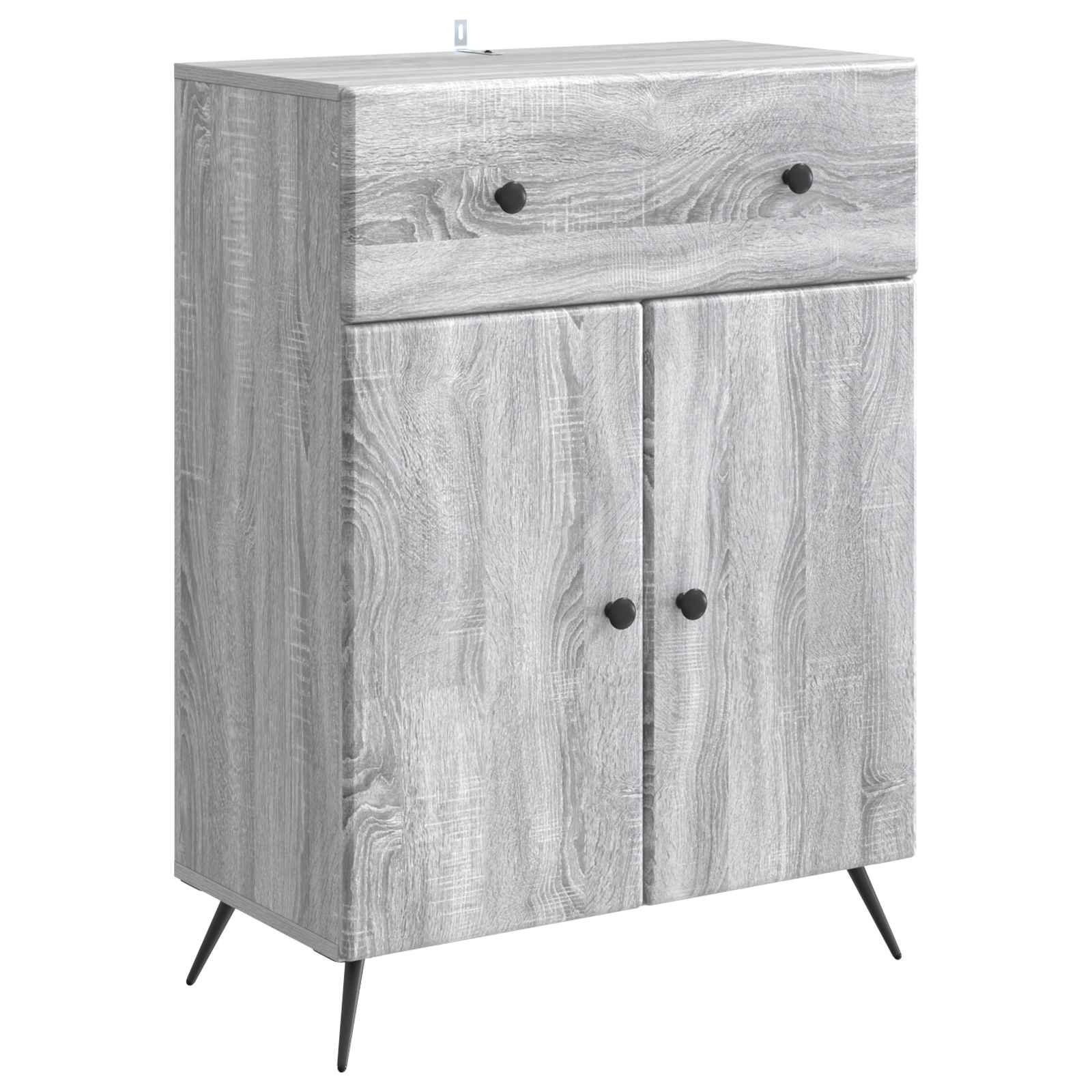 Sideboard Graues Sonoma 66x34,5x90cm