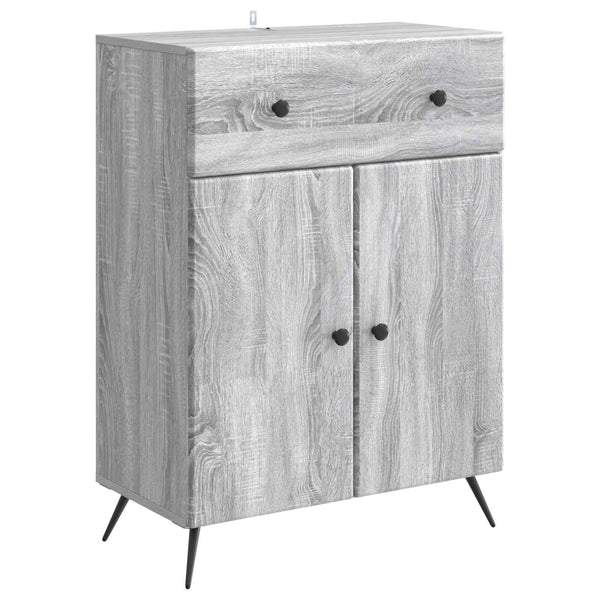 Sideboard Graues Sonoma 66x34,5x90cm