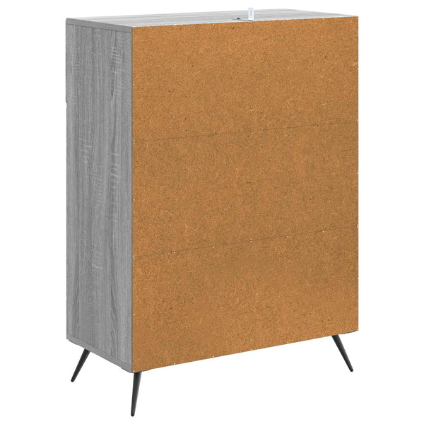 Sideboard Graues Sonoma 66x34,5x90cm