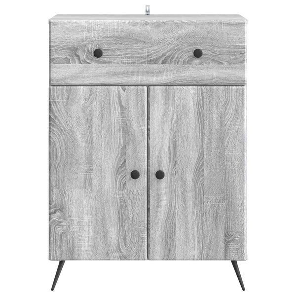 Sideboard Graues Sonoma 66x34,5x90cm