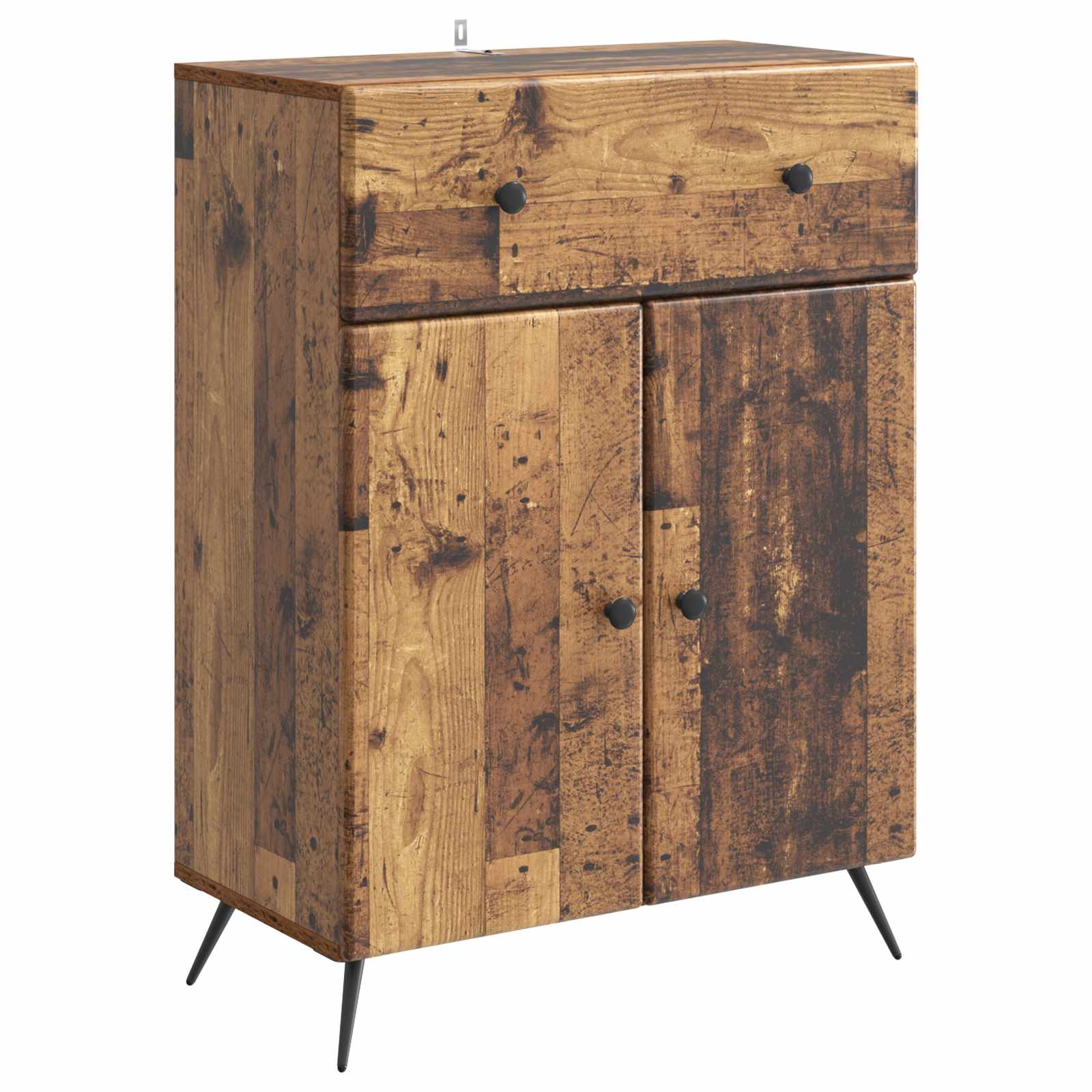 vidaXL Commode en bois de récupération 66 x 34,5 x 90 cm en bois d'ingénierie