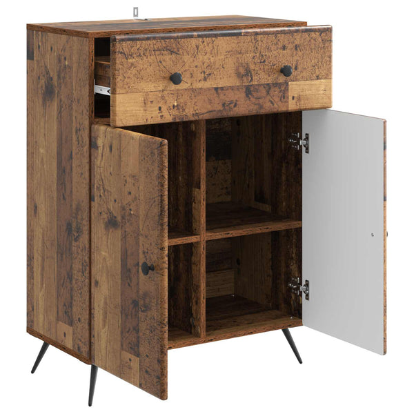 vidaXL Commode en bois de récupération 66 x 34,5 x 90 cm en bois d'ingénierie