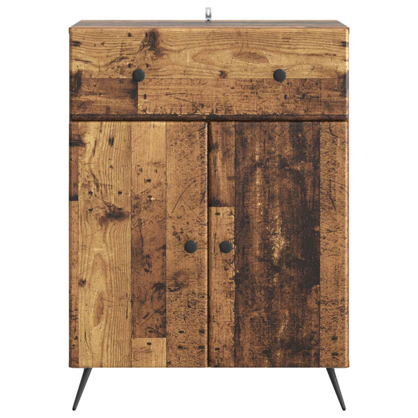 vidaXL Commode en bois de récupération 66 x 34,5 x 90 cm en bois d'ingénierie