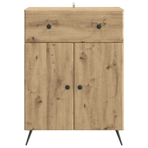 vidaXL Buffet chêne artisan 66 x 34,5 x 90 cm bois d'ingénierie