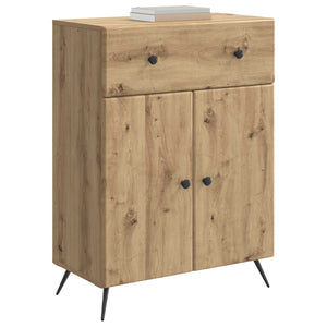 vidaXL Buffet chêne artisan 66 x 34,5 x 90 cm bois d'ingénierie
