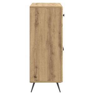 vidaXL Buffet chêne artisan 66 x 34,5 x 90 cm bois d'ingénierie