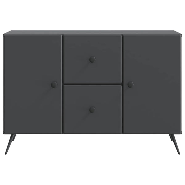 vidaXL Bahut noir 89 x 34,5 x 60 cm Bois d'ingénierie