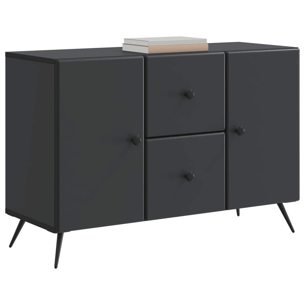vidaXL Sideboard Black 89 x 34.5 x 60 cm Engineered Wood