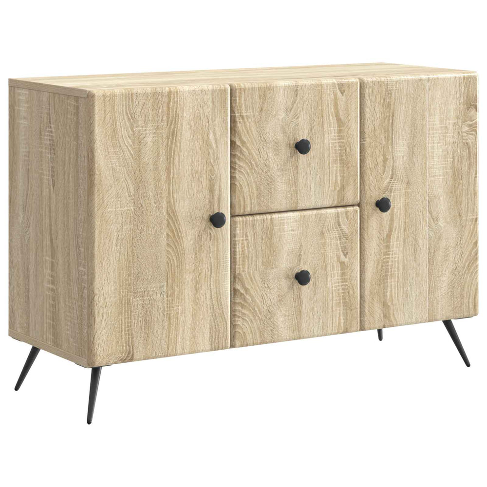 vidaXL Sideboard Sonoma Oak 89 x 34.5 x 60 cm Engineered Wood
