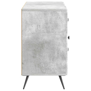 Betongraues Sideboard 89 cm