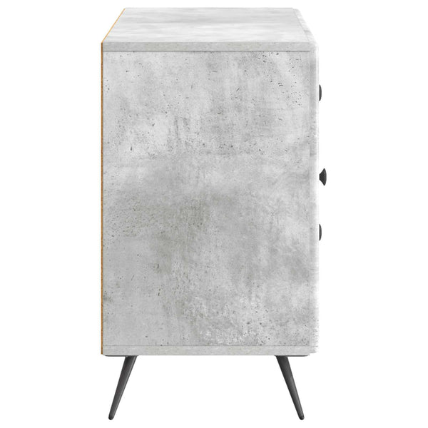 Betongraues Sideboard 89 cm