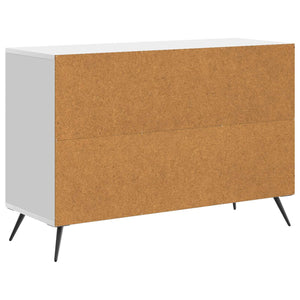 Sideboard Hochglanz Weiß 89x34,5x60cm