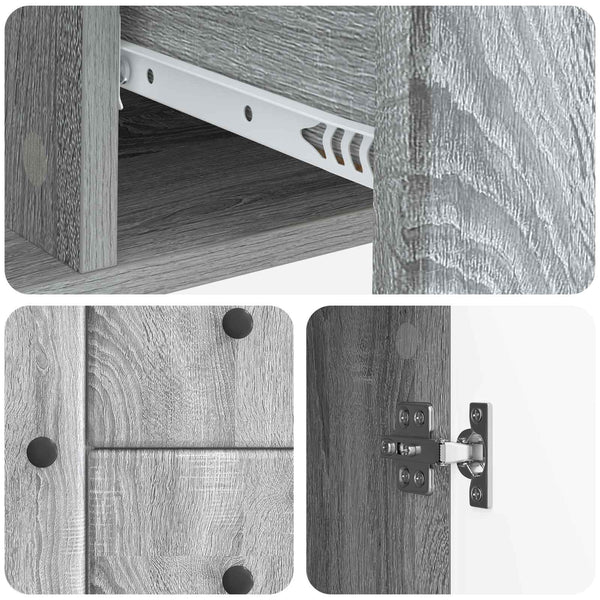 Sideboard Graues Sonoma 89 cm