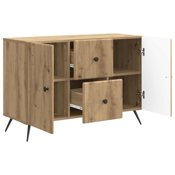 vidaXL Buffet chêne artisan 89 x 34,5 x 60 cm bois d'ingénierie