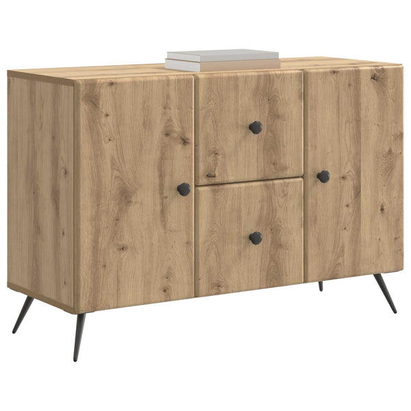 vidaXL Buffet chêne artisan 89 x 34,5 x 60 cm bois d'ingénierie