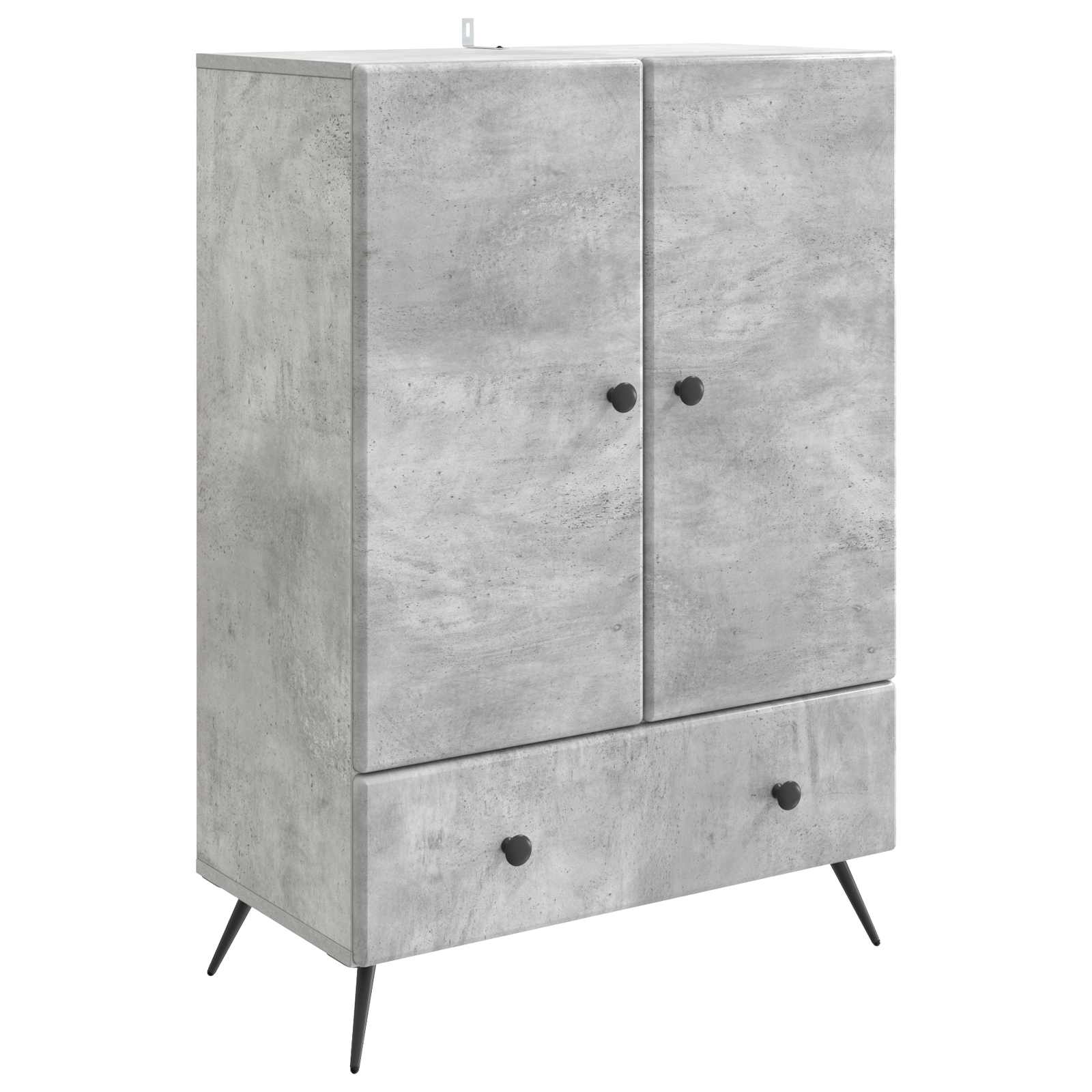 Betongraues Sideboard 66x34,5x95cm