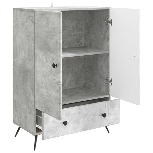 Betongraues Sideboard 66x34,5x95cm