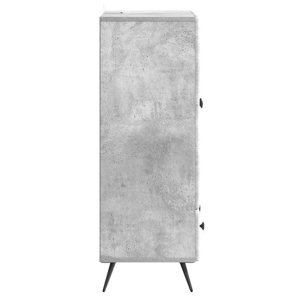 Betongraues Sideboard 66x34,5x95cm