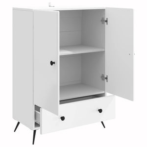 Hochglanz Sideboard Weiß 66x34,5x95cm