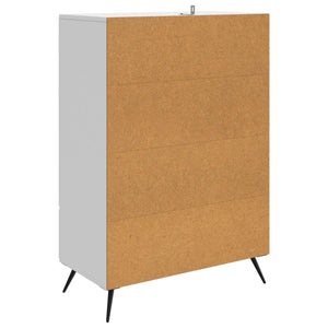 Hochglanz Sideboard Weiß 66x34,5x95cm