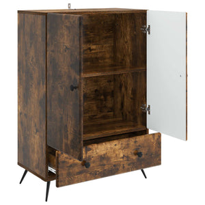 vidaXL Buffet Chêne fumé 66 x 34,5 x 95 cm Bois d'ingénierie