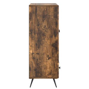 vidaXL Buffet Chêne fumé 66 x 34,5 x 95 cm Bois d'ingénierie