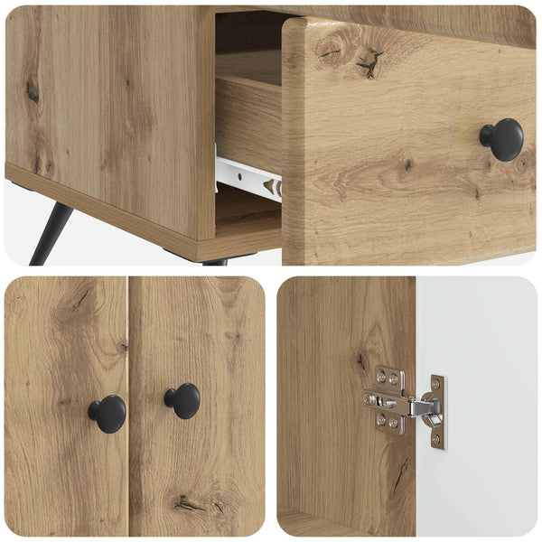 Sideboard Artisan Eiche 66x34,5x95cm
