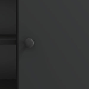 Schwarzer TV-Schrank, 102 cm