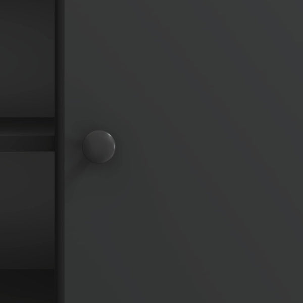 Schwarzer TV-Schrank, 102 cm