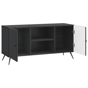 Schwarzer TV-Schrank, 102 cm